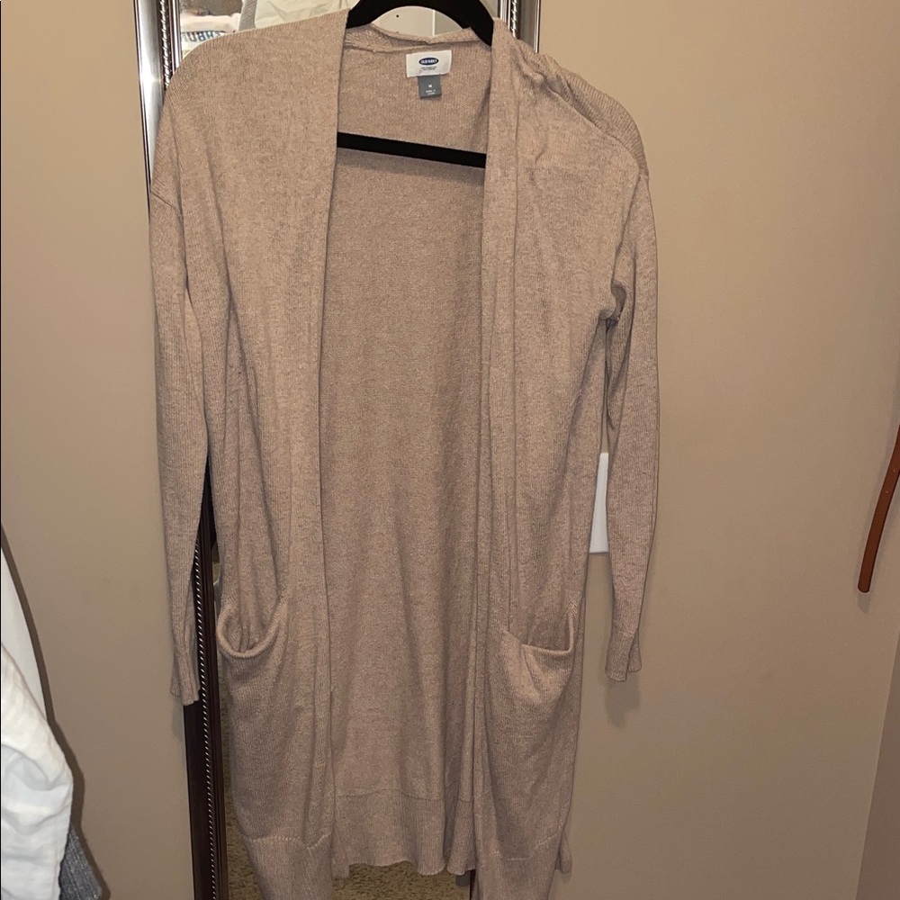 Old Navy Women's Beige Cardigan Sweater
